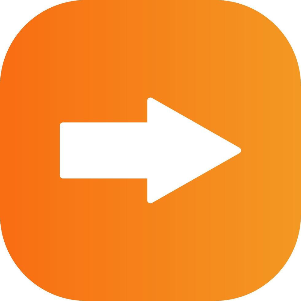 Go Glyph Gradient Curve Icon vector