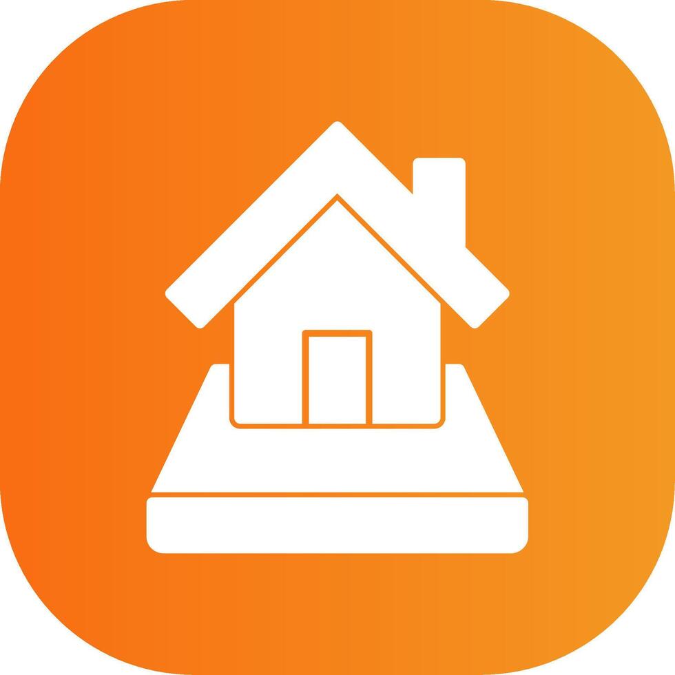 Plot Glyph Gradient Curve Icon vector