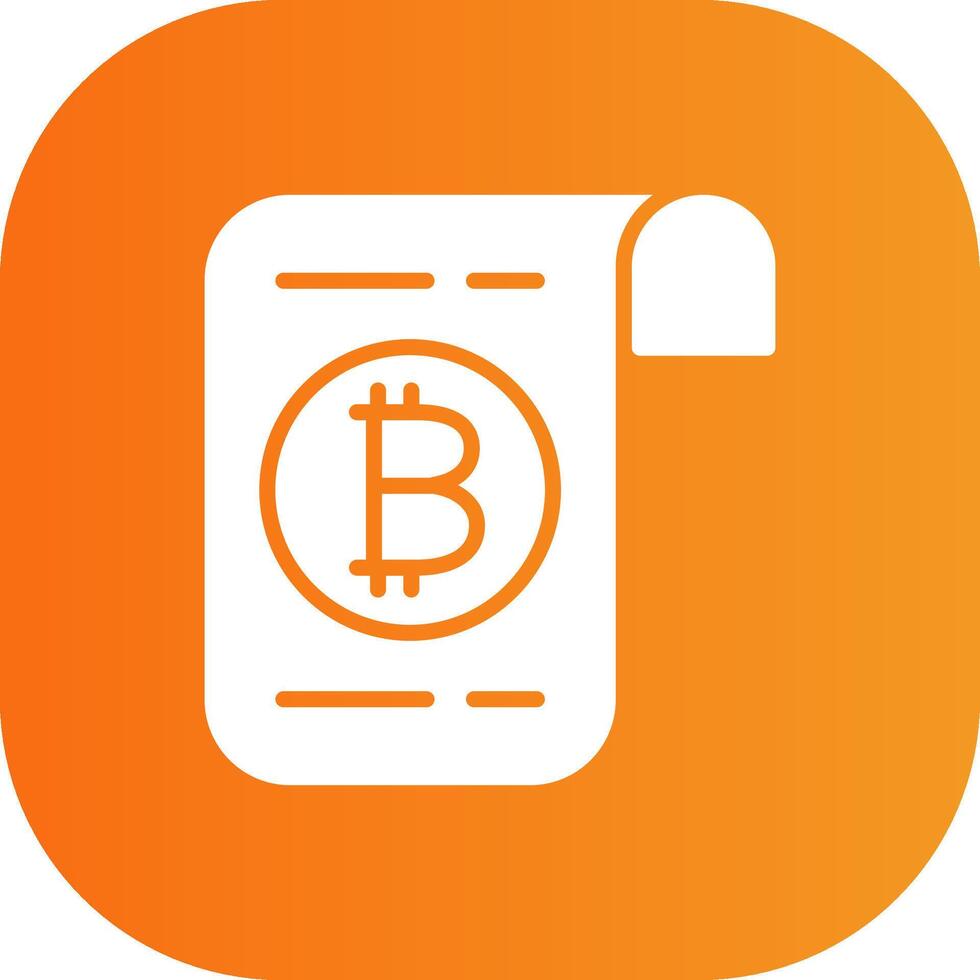 Ledger Glyph Gradient Curve Icon vector