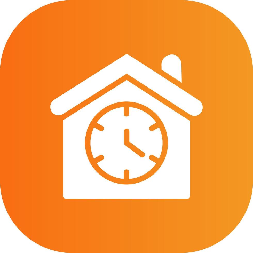 Waiting Glyph Gradient Curve Icon vector