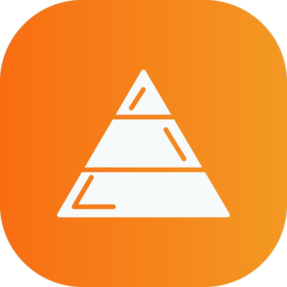 Importance Glyph Gradient Curve Icon vector