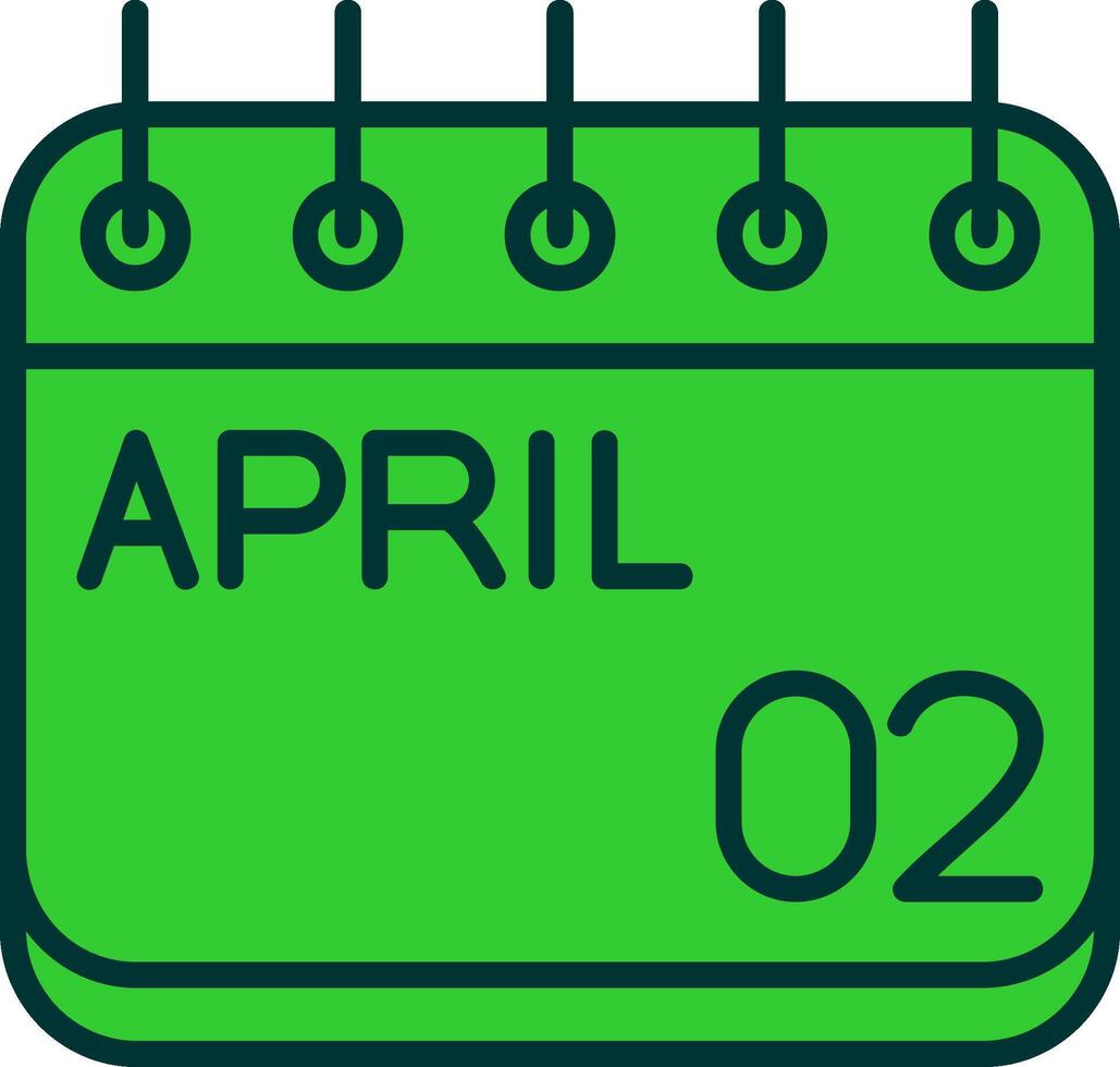 April Green Filly Icon vector