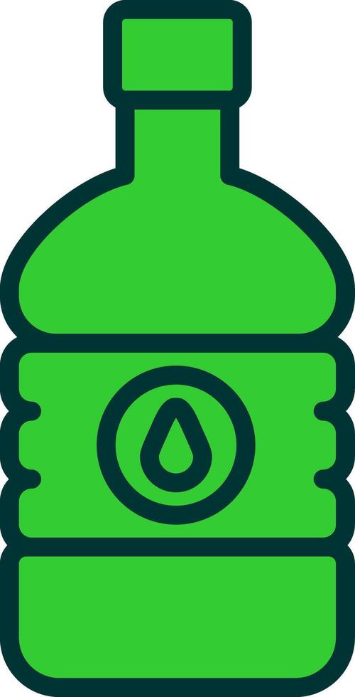Mineral Water Green Filly Icon vector