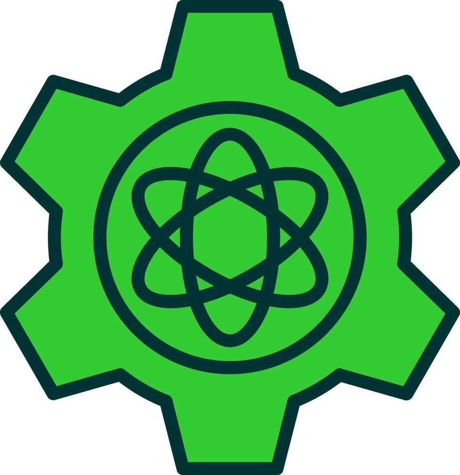 Science Green Filly Icon vector