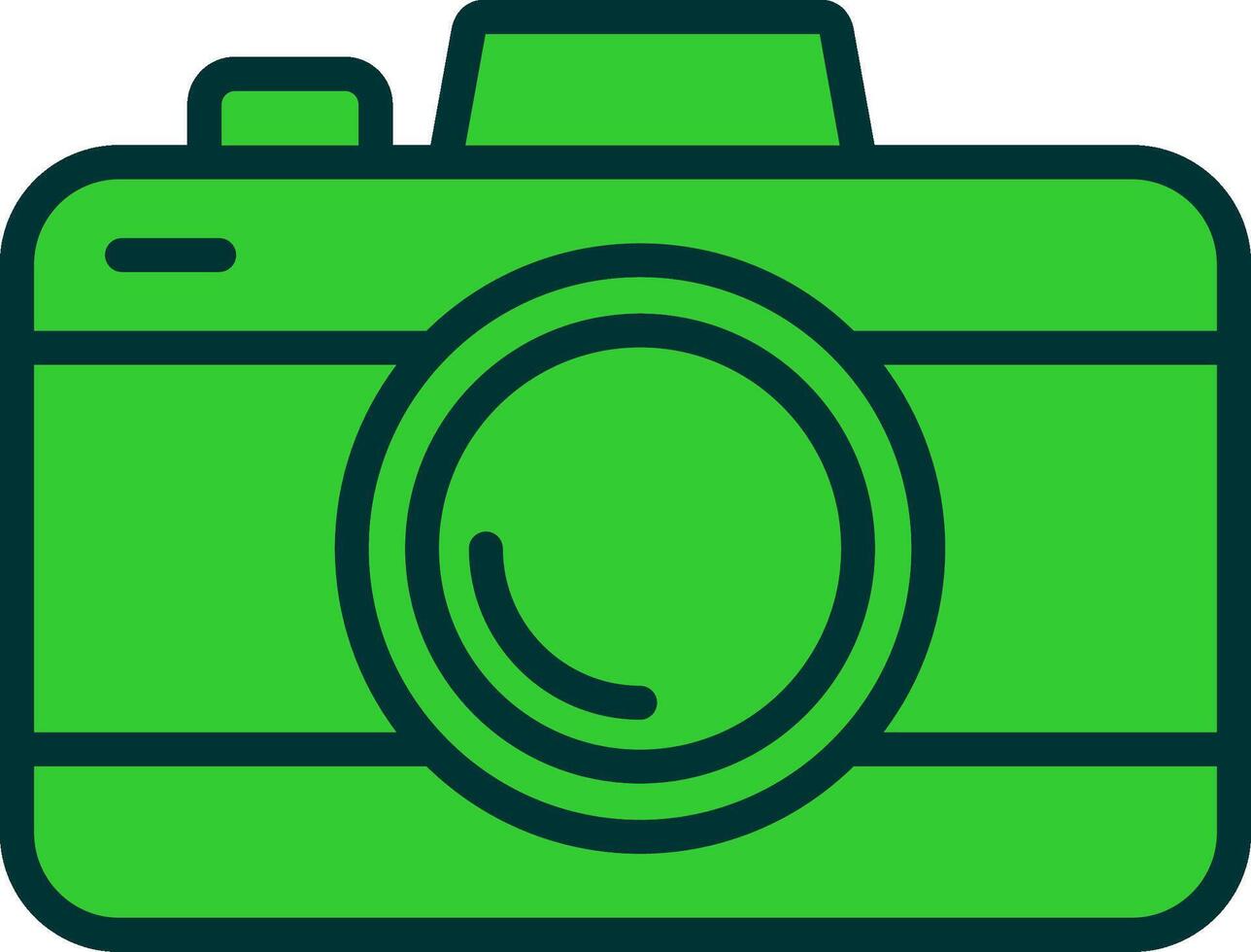 Camera Green Filly Icon vector