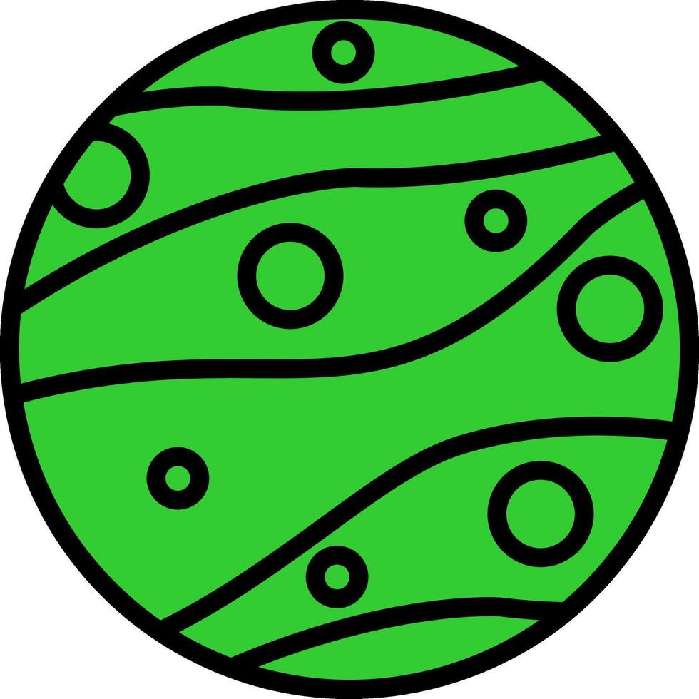 Mars Green Filly Icon vector