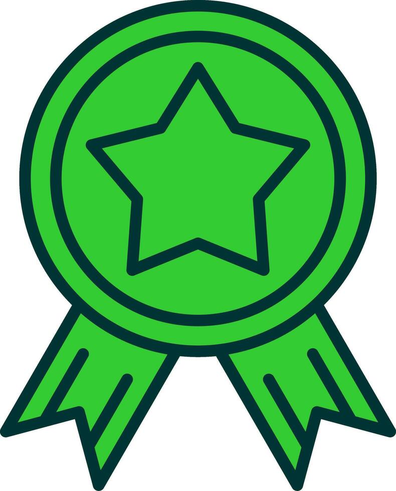 Win Green Filly Icon vector