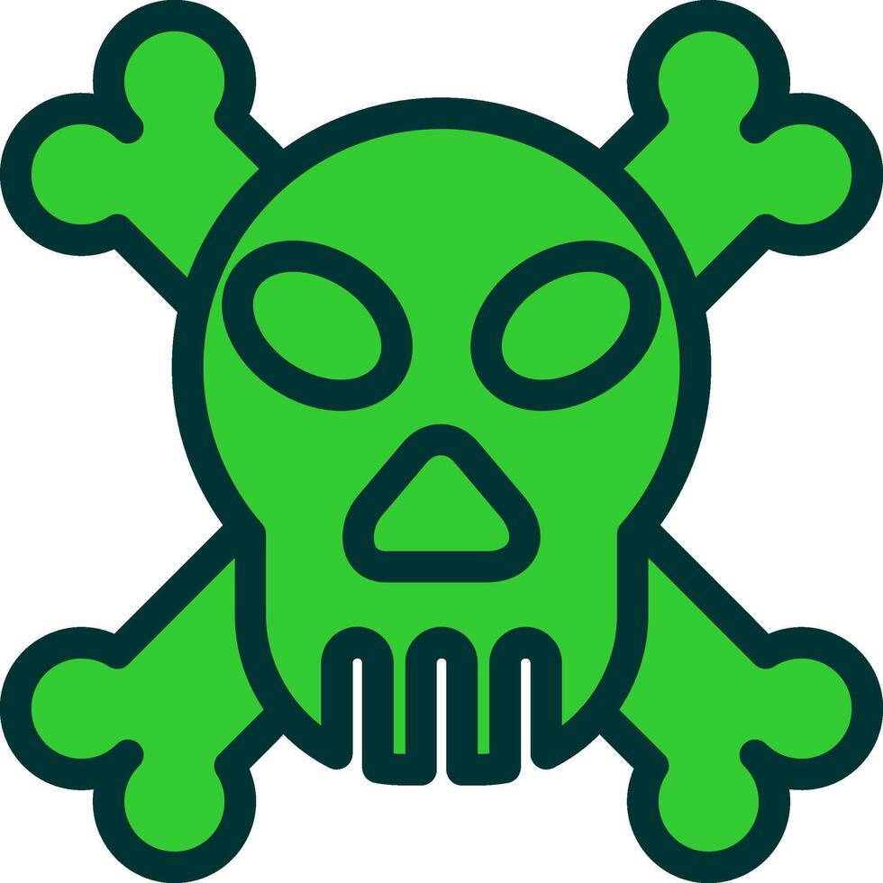 Danger Green Filly Icon vector
