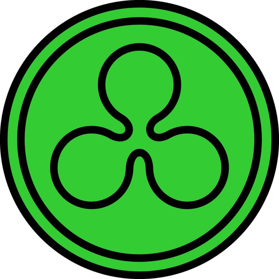 Ripple Green Filly Icon vector