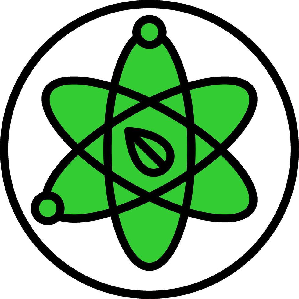 Science Green Filly Icon vector