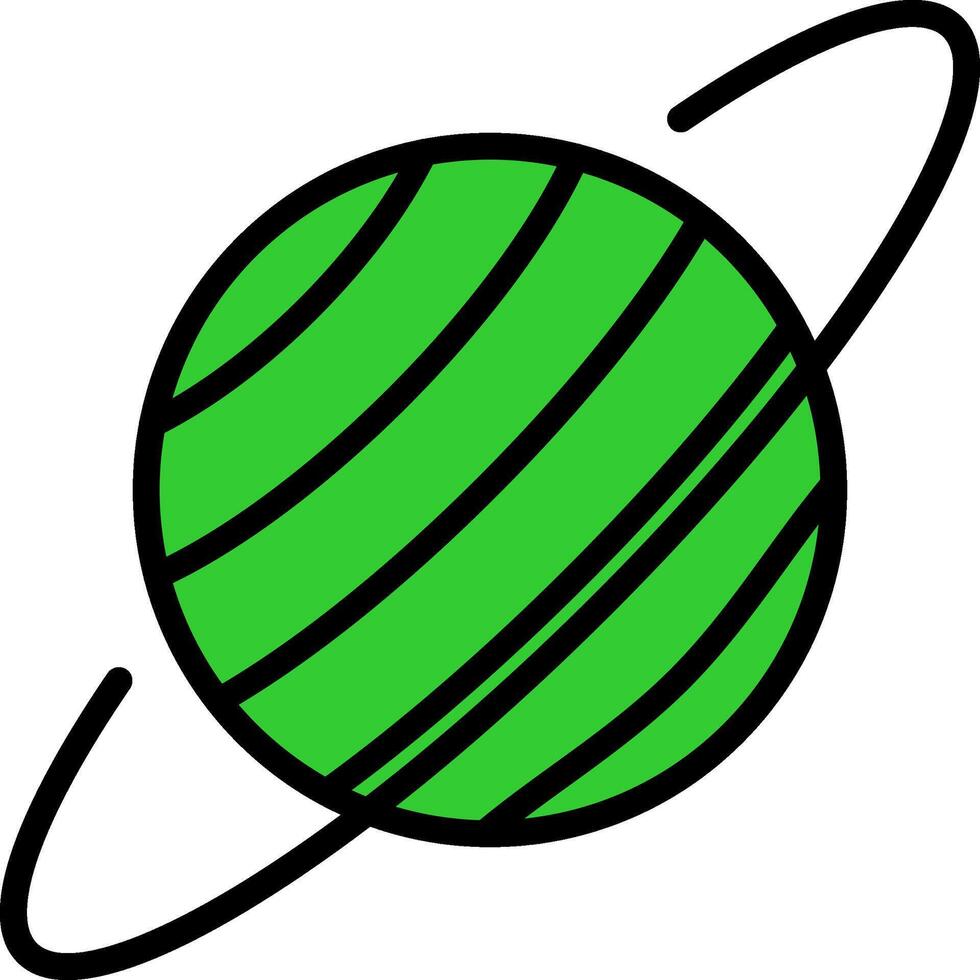 Uranus Green Filly Icon vector