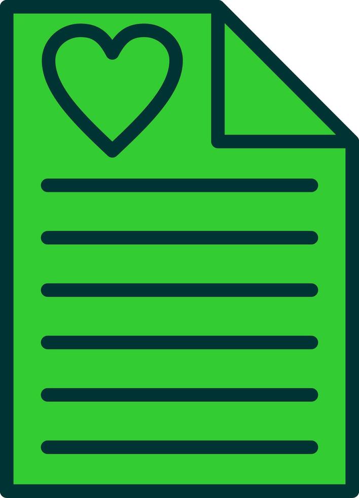 Wishlist Green Filly Icon vector
