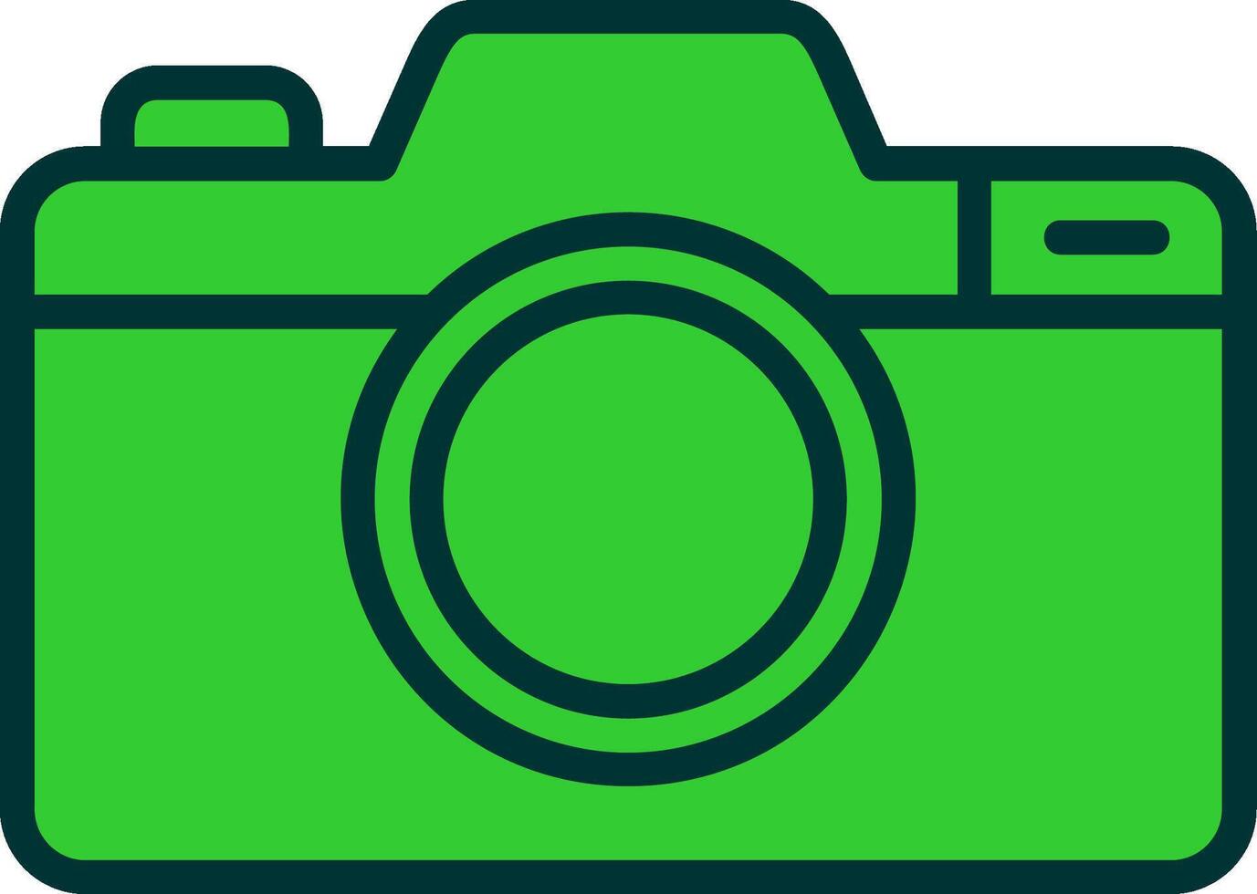Camera Green Filly Icon vector
