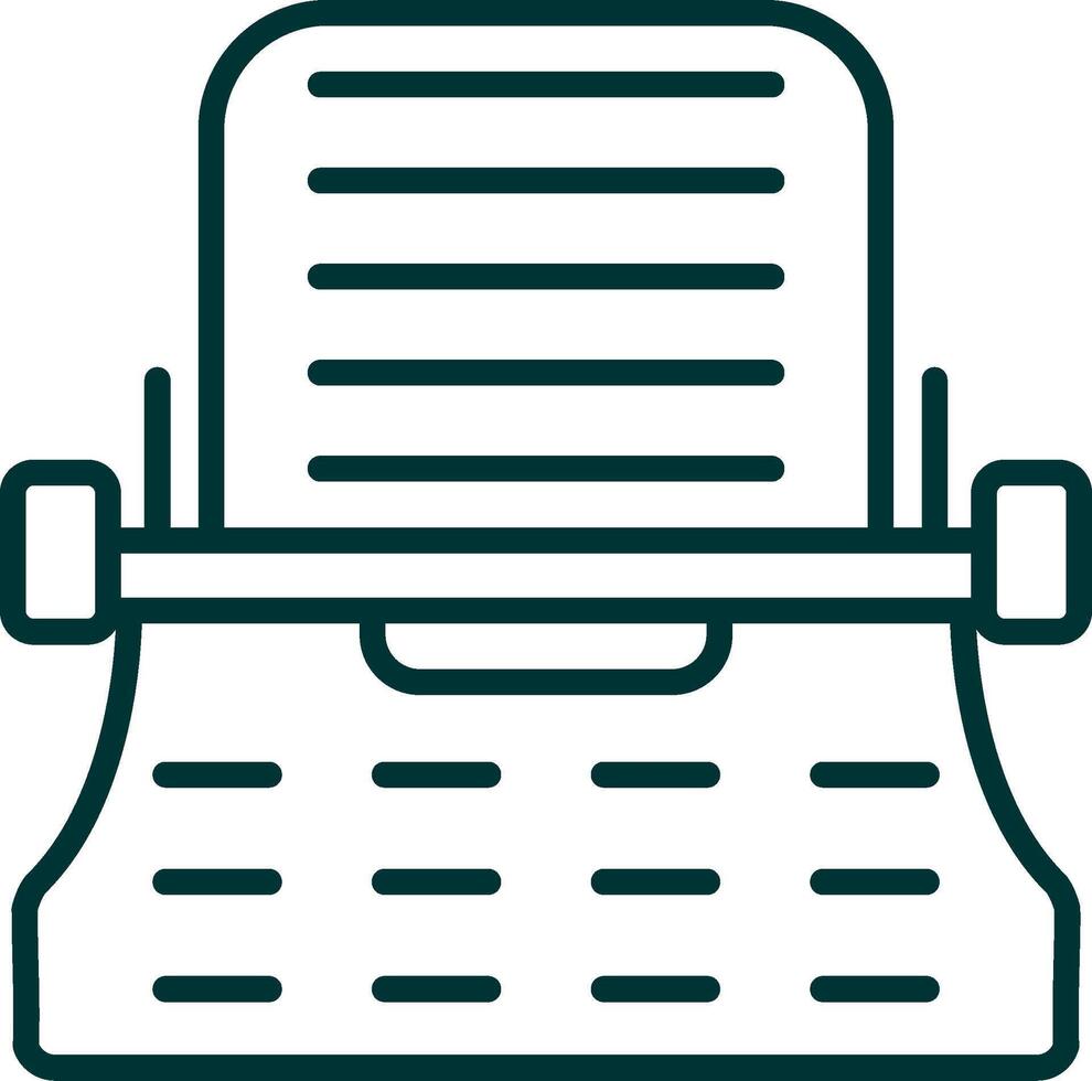 Typing Green Filly Icon vector