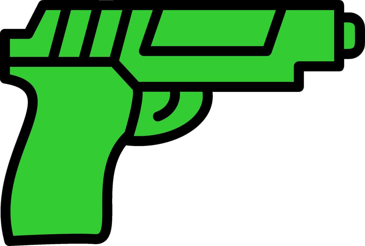 Gun Green Filly Icon vector