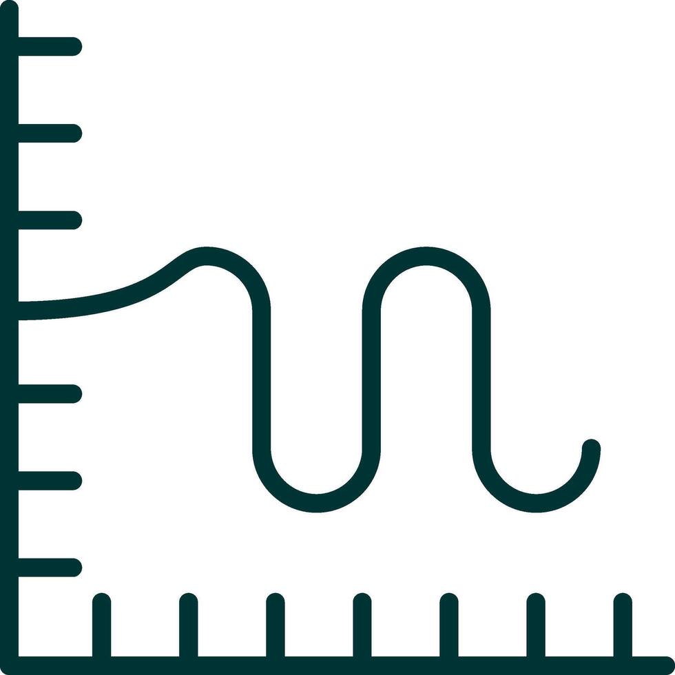 Chart Green Filly Icon vector