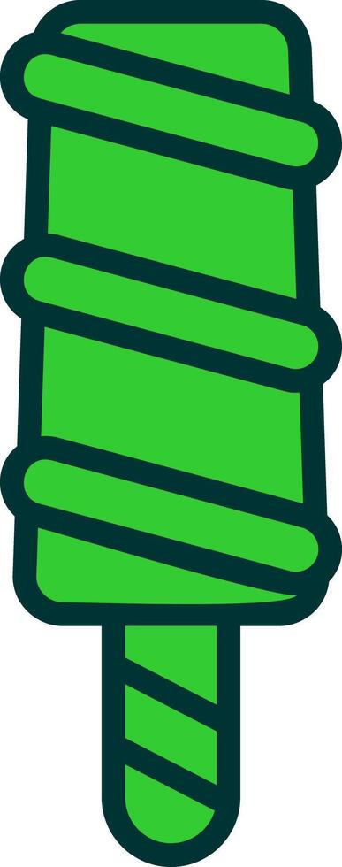 Popsicle Green Filly Icon vector