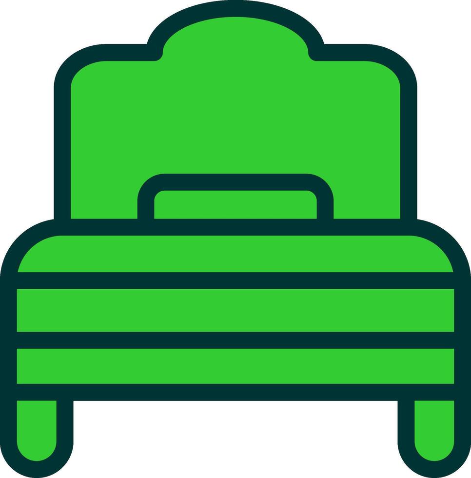 Rest Green Filly Icon vector