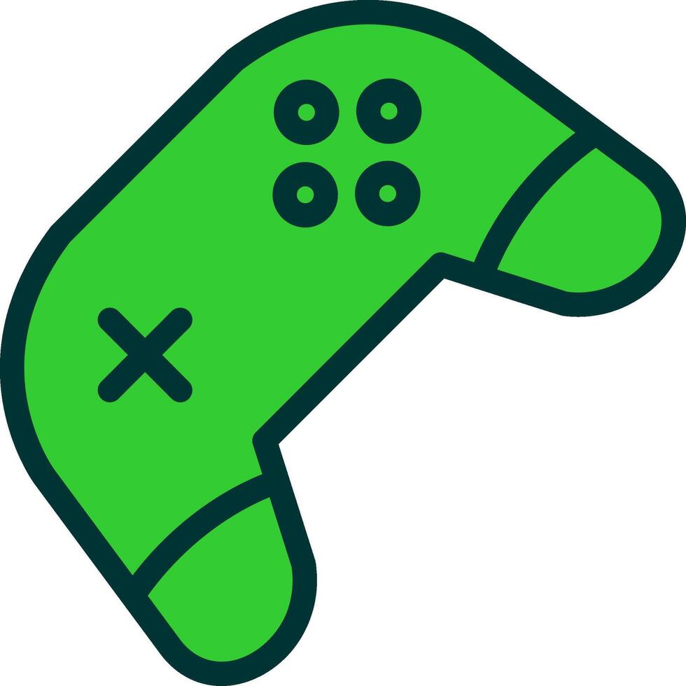 Play Game Green Filly Icon vector