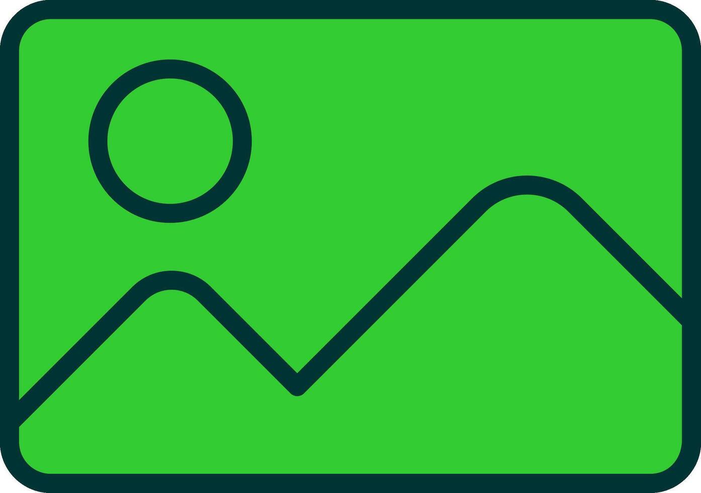Image Green Filly Icon vector