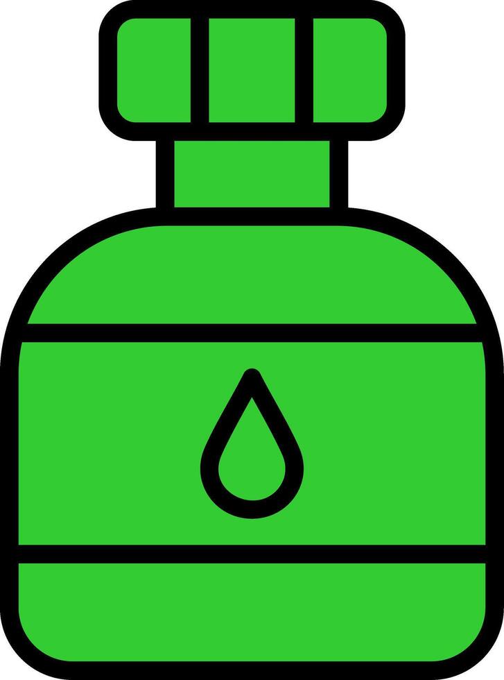 Canteen Green Filly Icon vector