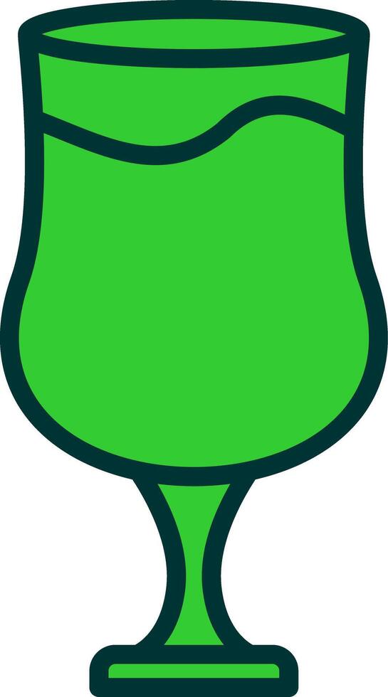 Healthy Line Filled Curve Icon vector