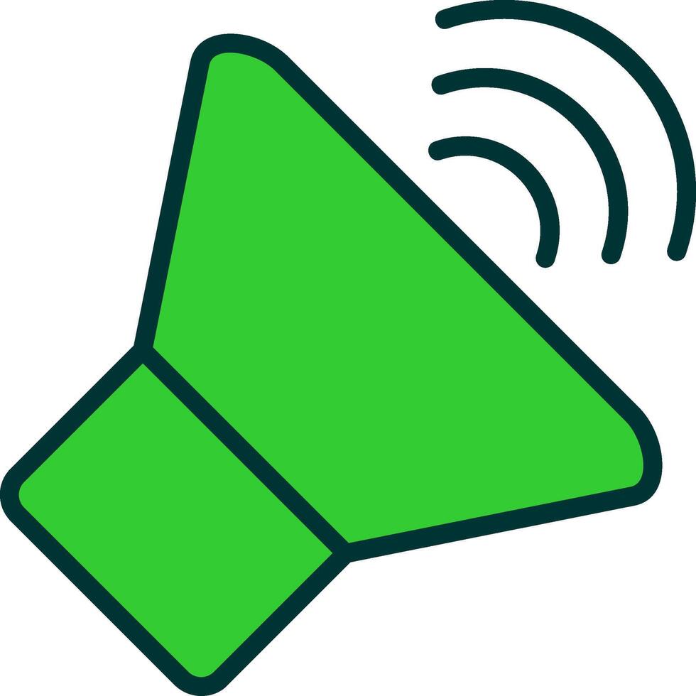 speaker Green Filly Icon vector