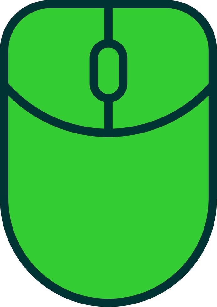 Mouse Green Filly Icon vector