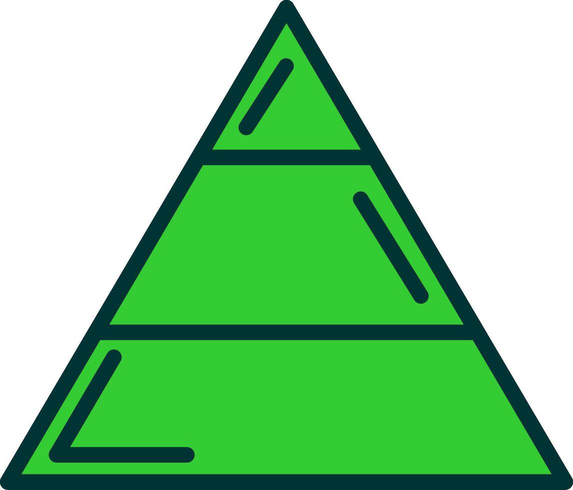 Importance Green Filly Icon vector