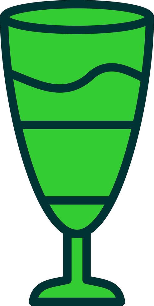 Rainbow Green Filly Icon vector