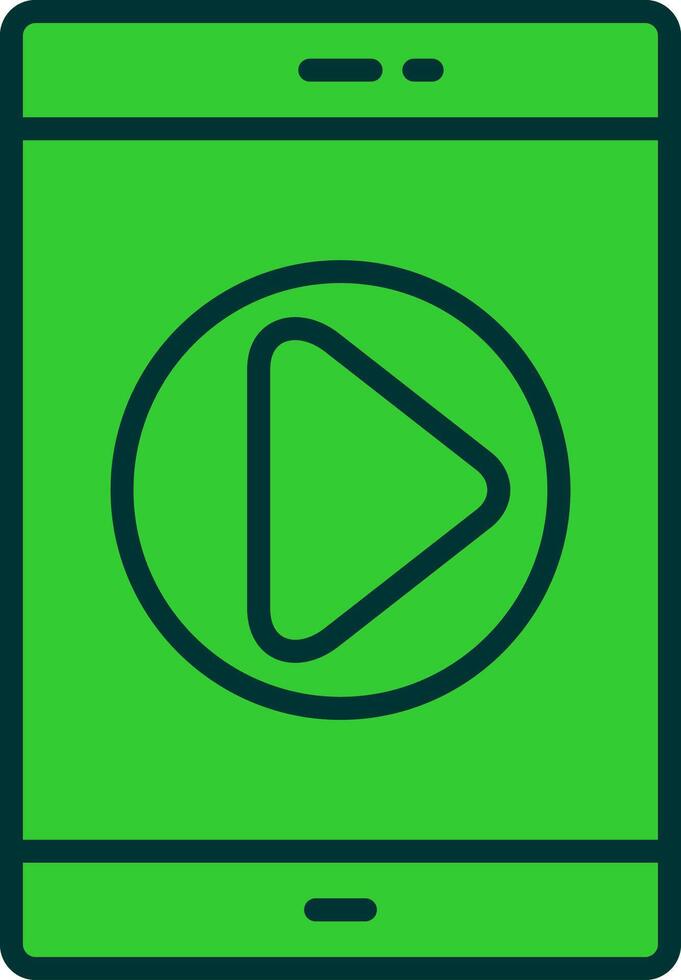 Tutorial Green Filly Icon vector