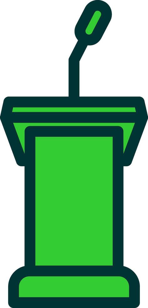 Podium Green Filly Icon vector