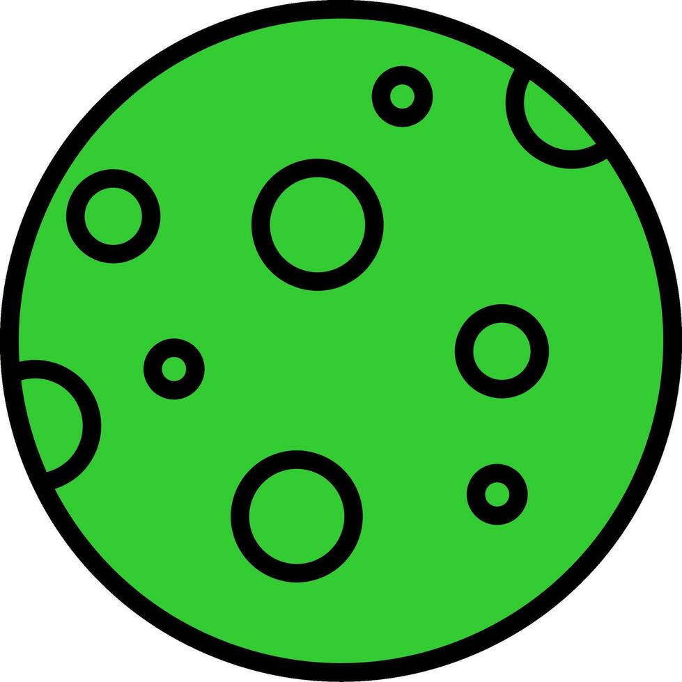 Moon Green Filly Icon vector