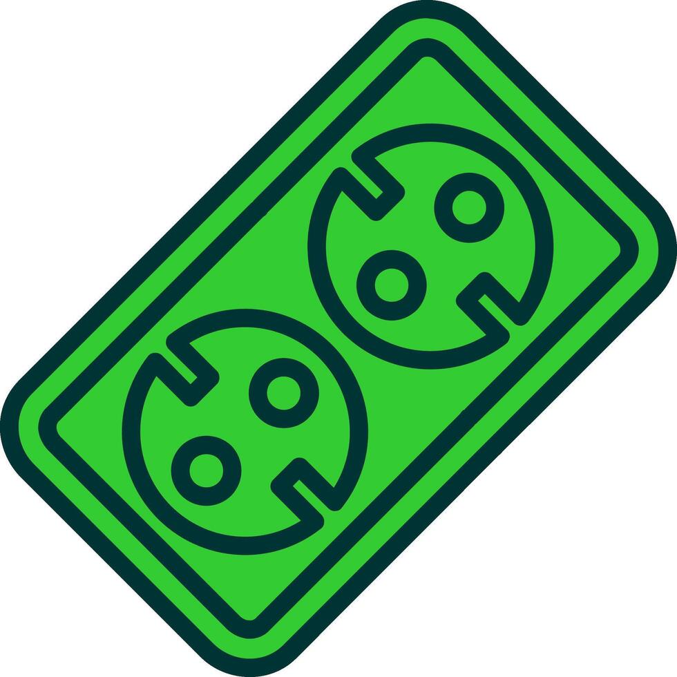 Socket Green Filly Icon vector