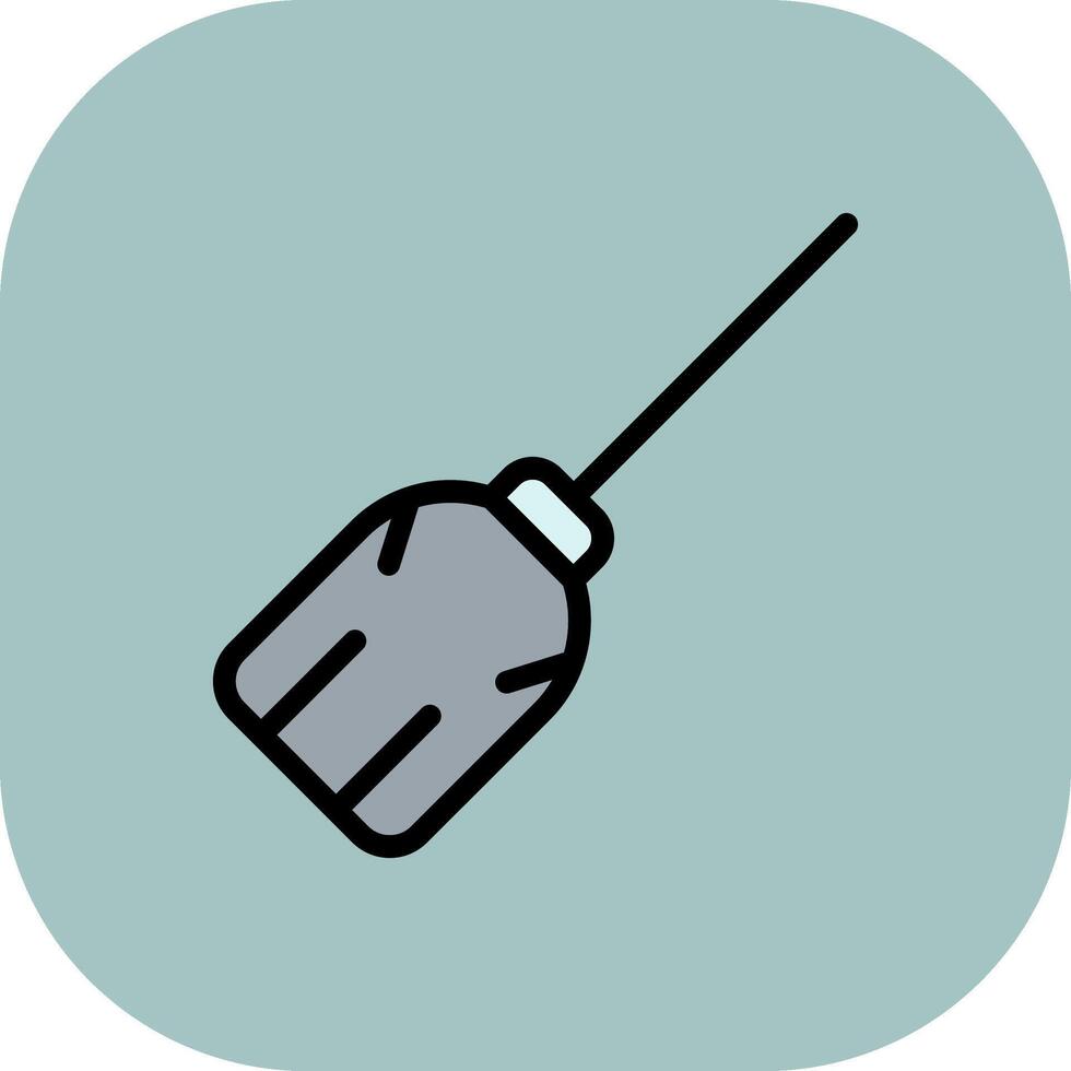Cleaning Line Filled Curve Icon vector