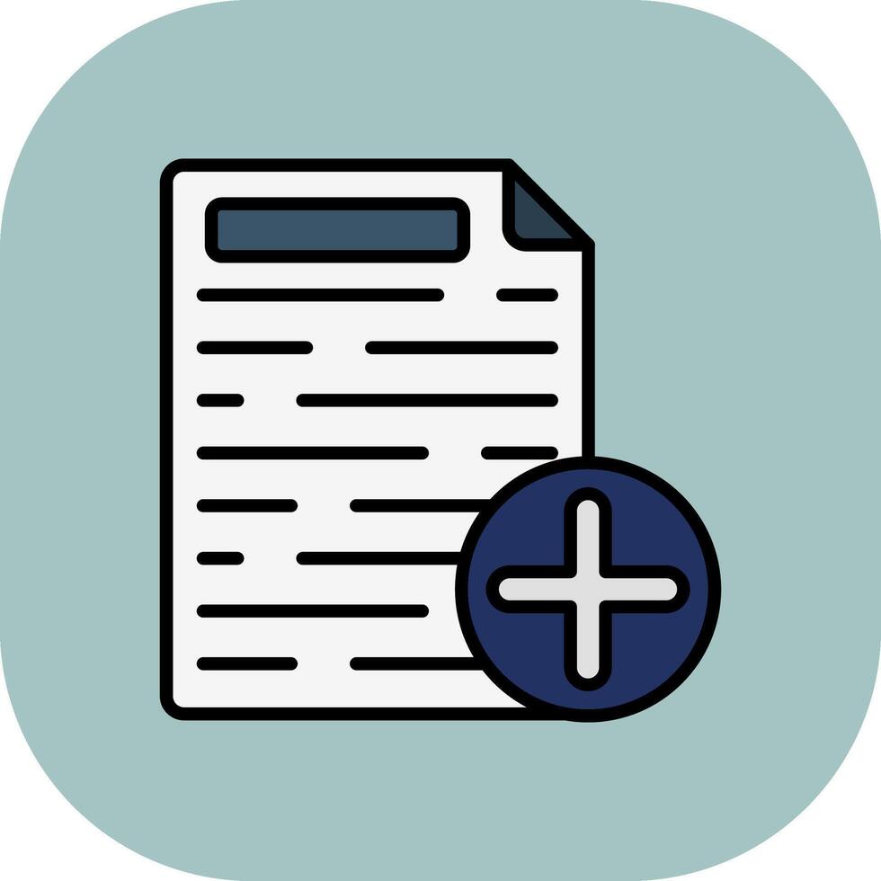 Create Line Filled Curve Icon vector