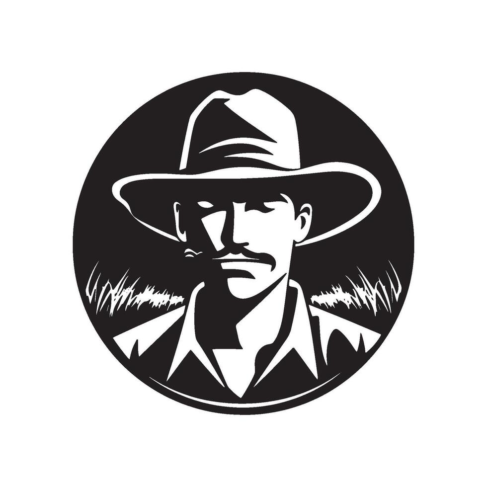 Modern illustration Graphic of farmer men icon vector