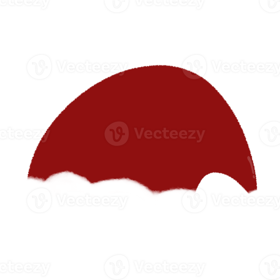 Red hat with fur png