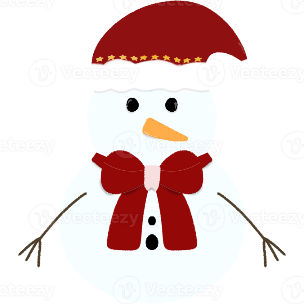 Snowman Cold Hat png