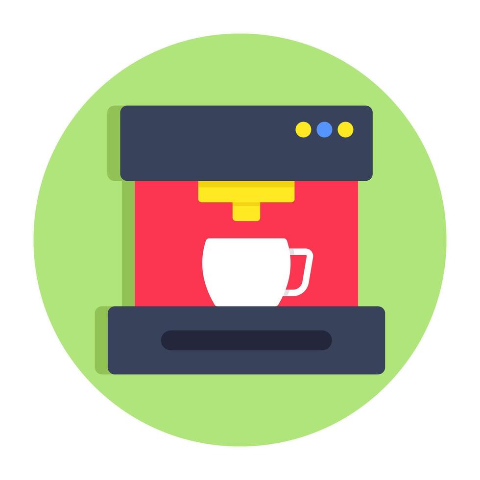 Creative design icon of coffee machine vector