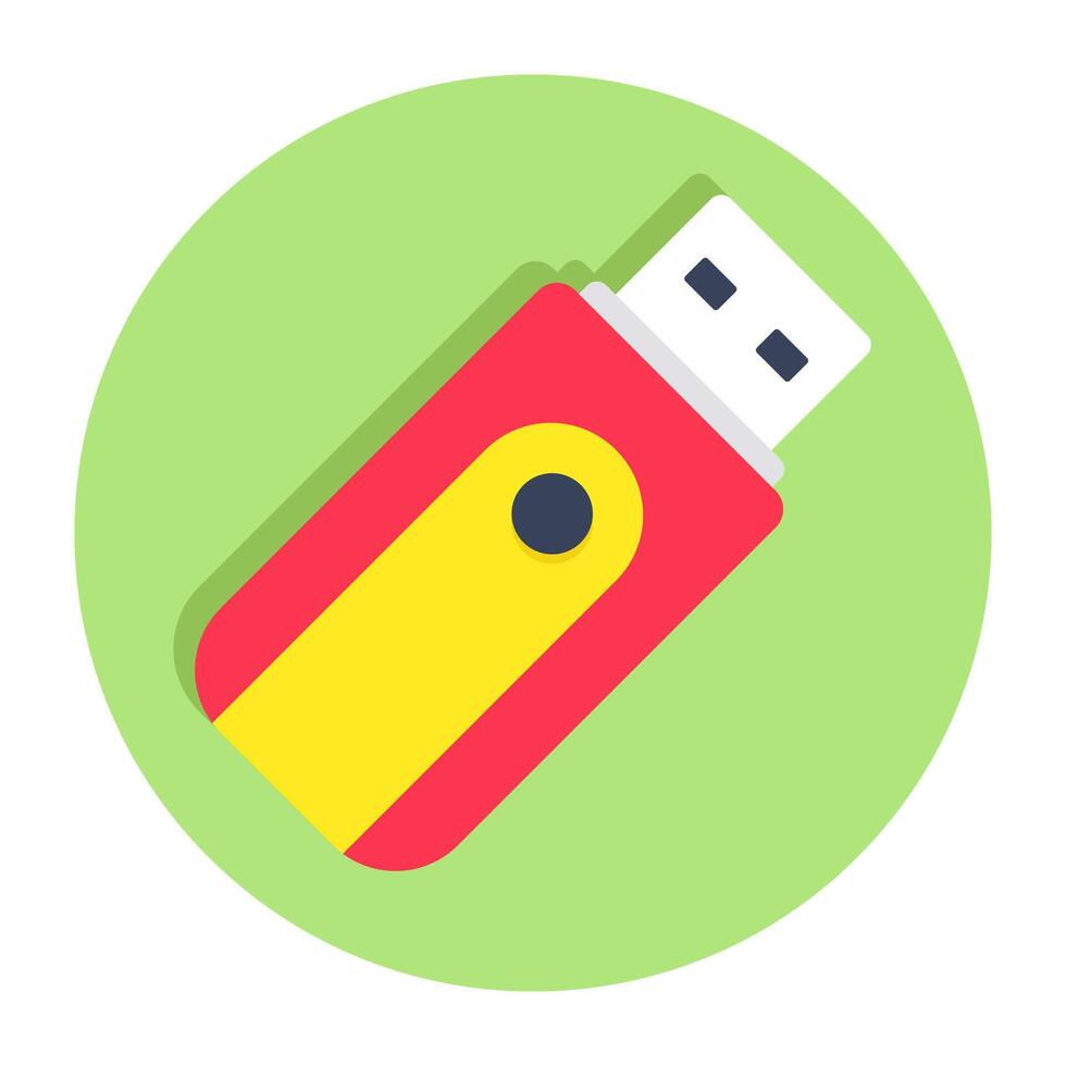 A trendy design icon of usb vector