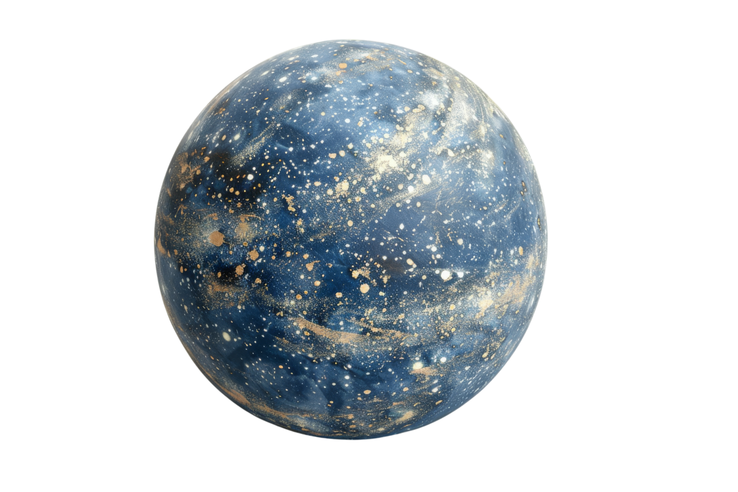 Blue and Gold Easter Egg png