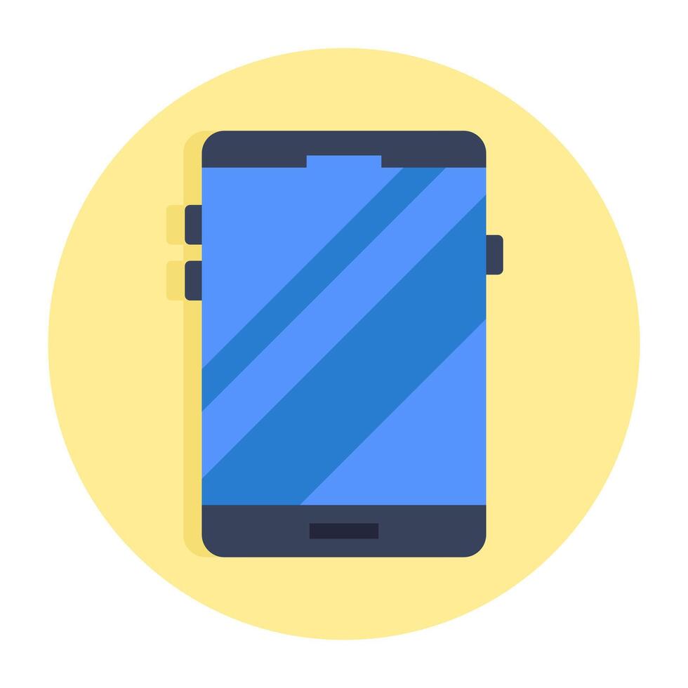 An icon design of mobile vector