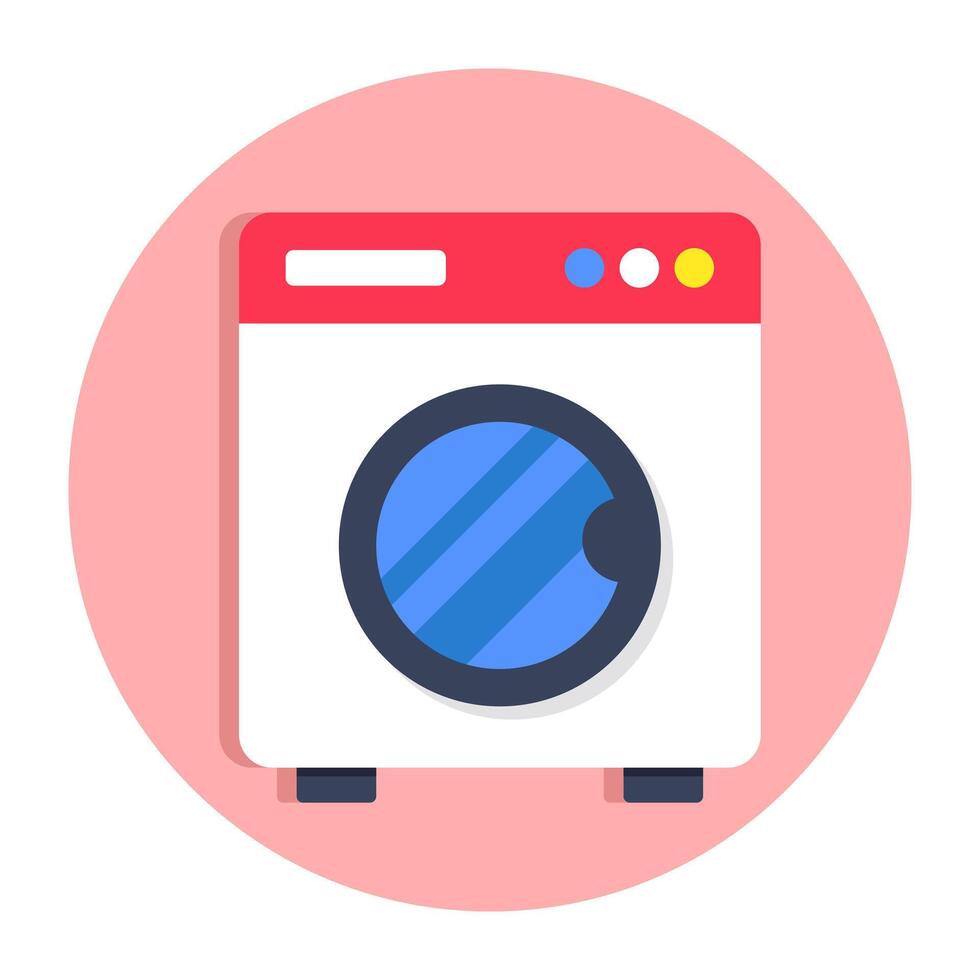 Perfect design icon of washing machine vector