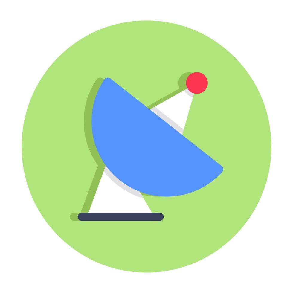 A trendy design icon of satellite dish vector