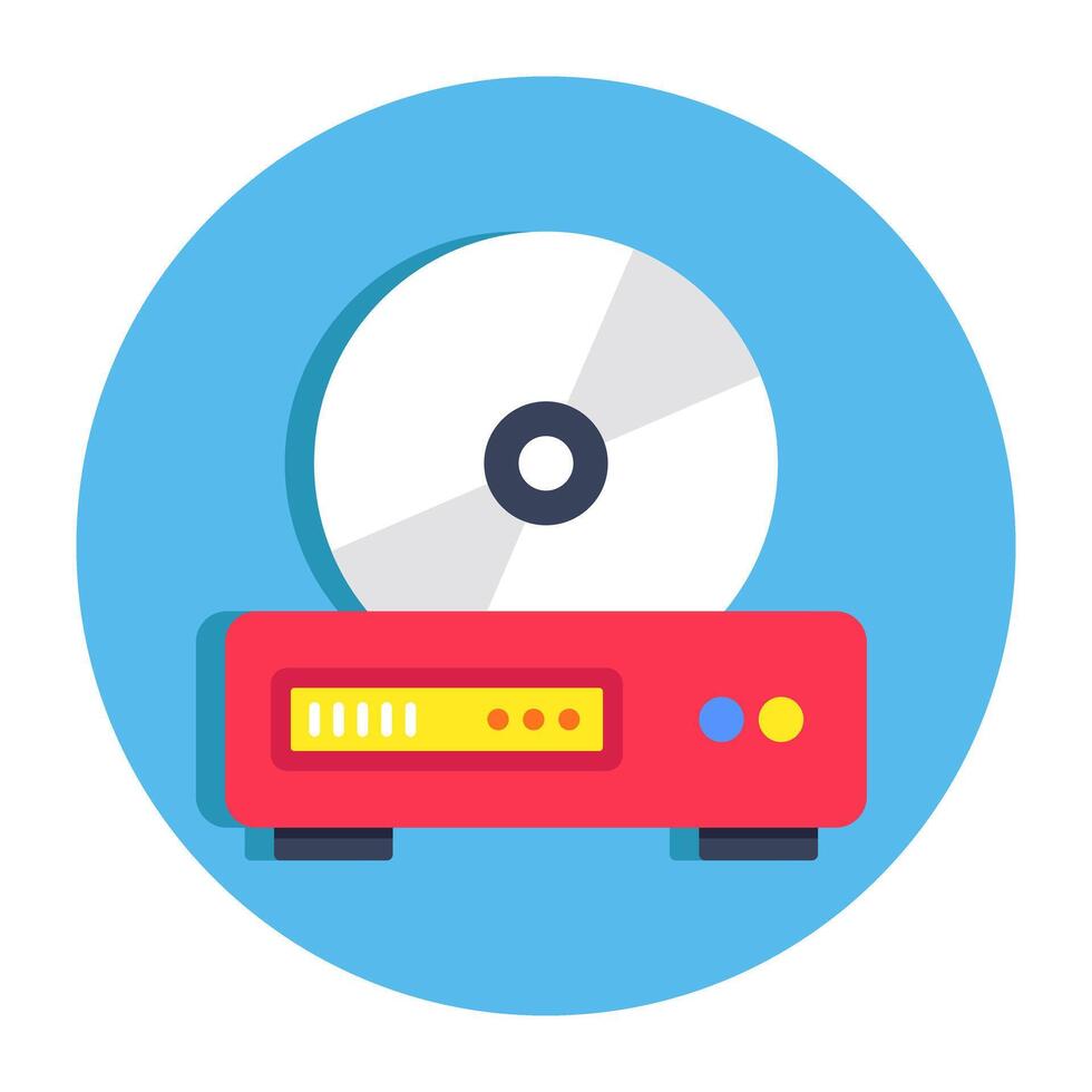 A beautiful design icon of cd rom vector