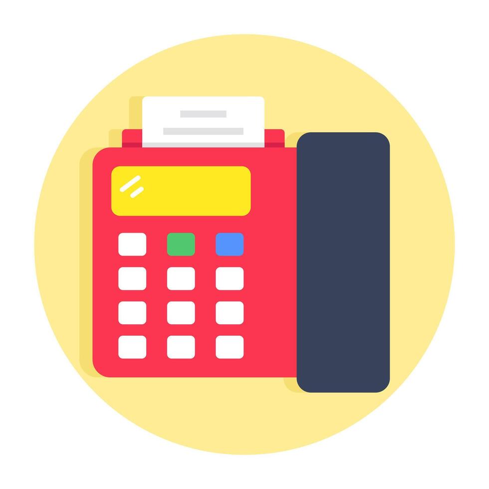 Modern design icon of fax machine vector