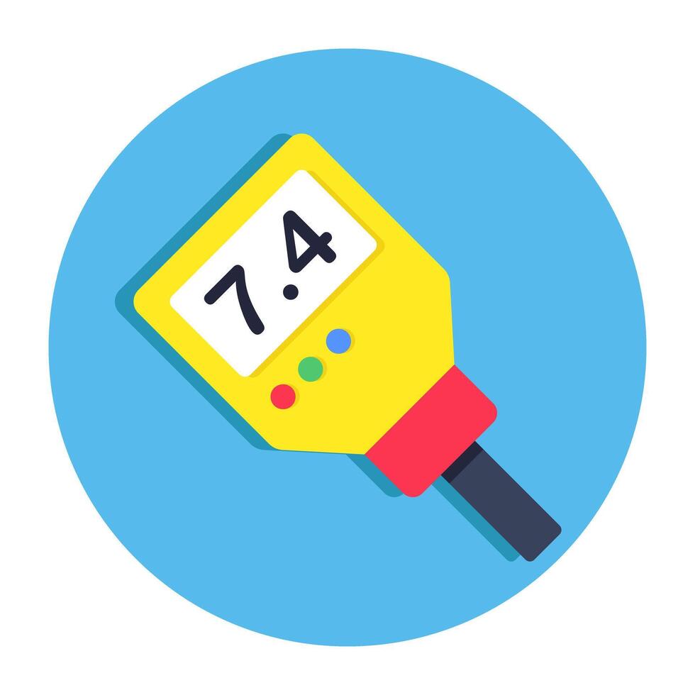 Premium design icon of ph meter vector