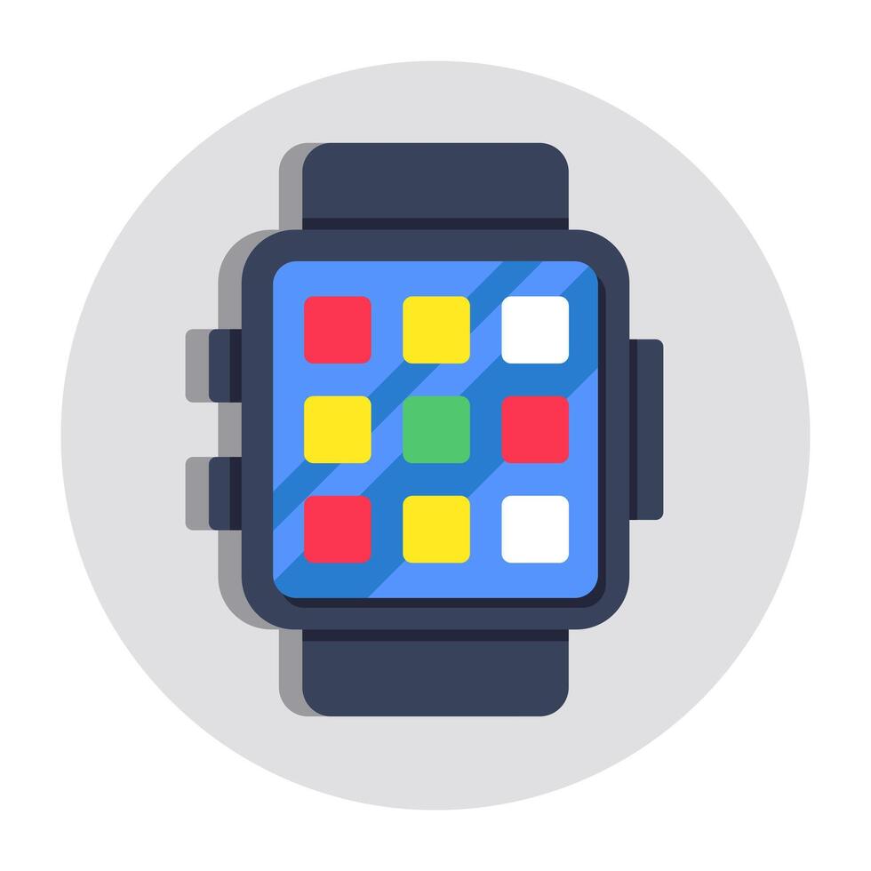 Modern design icon of smartwatch vector