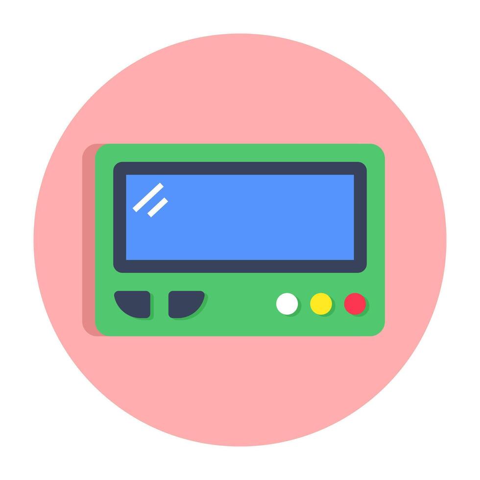 A trendy design icon of vintage beeper vector